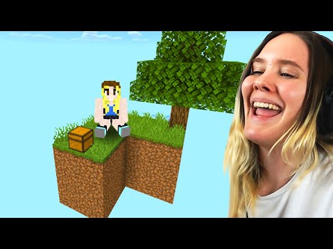 Surviving on a Sky Island in Minecraft!
