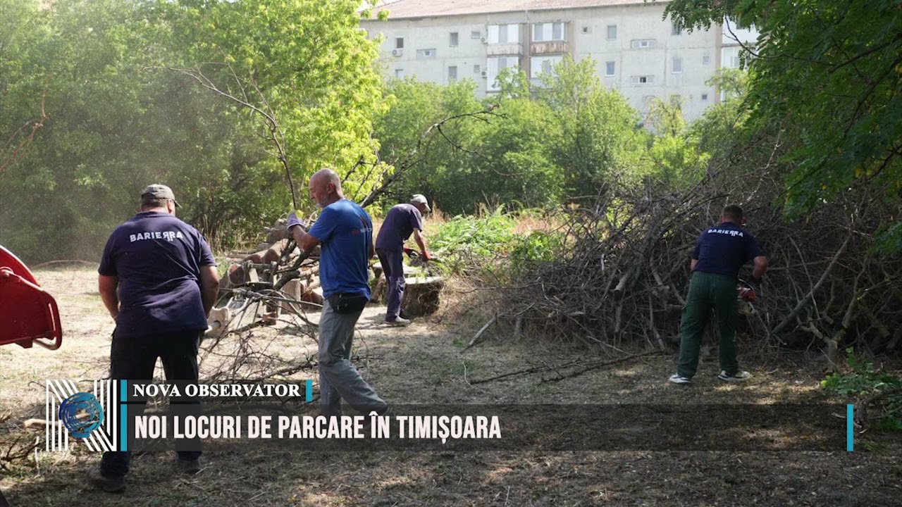 Noi locuri de parcare în Timișoara