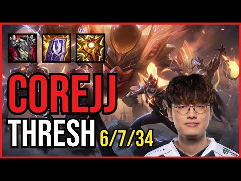 COREJJ - THRESH vs NAUTILUS Support - NA Challenger - Patch 11.6