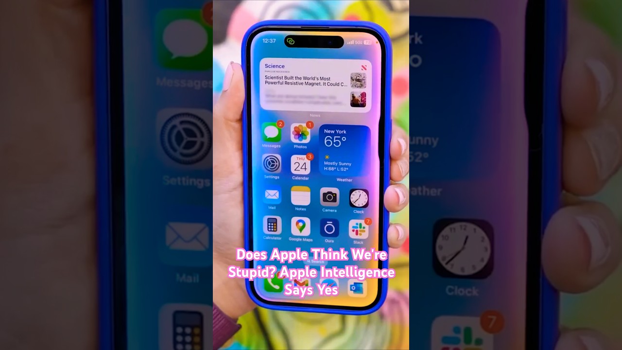 Does Apple Think We're Stupid? Apple Intelligence Says Yes