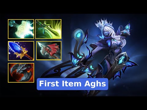 Drow Ranger Greedy Build First Item Aghs | Dota 2 New Meta Highlights 7.29