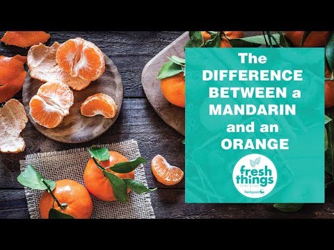 Fresh Things: The Difference Between a Mandarin and an Orange