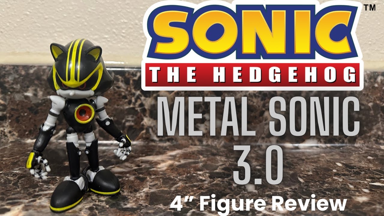 BETTER THAN EVER | Jakks Pacific Metal Sonic 3.0 | 4” Sonic the Hedgehog Action Figure Review