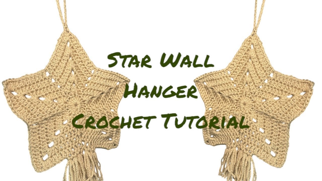Star Wall Hanger | Crochet Tutorial | Room Decor