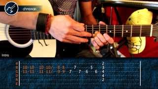 Cómo tocar "La Célula Que Explota" de Caifanes en guitarra (HD) Tutorial - Christianvib
