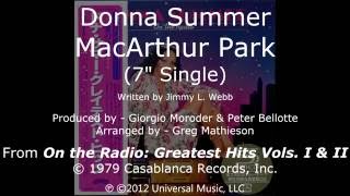 Donna Summer - MacArthur Park (7&quot; Single) LYRICS SHM &quot;On the Radio: Greatest Hits I &amp; II&quot; 1979