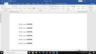 How to bold all the same words in Microsoft Word