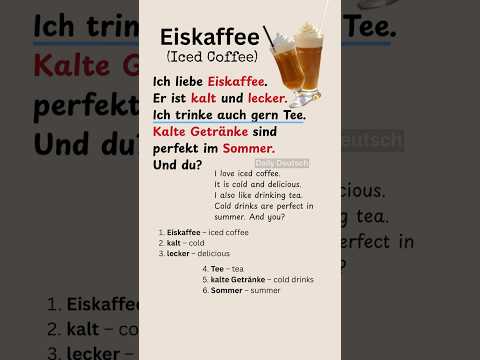 Practice A1 German listening for absolute beginners #deutschlernen #languagelearning