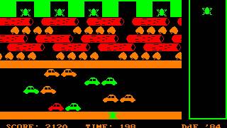 DOS Game: Frogger Jr. (1984)