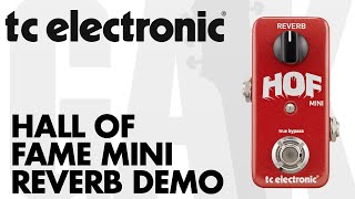 Video thumbnail for TC Electronic - Hall Of Fame Mini Reverb and TonePrint Editor for iPad Demo at GAK by GAK