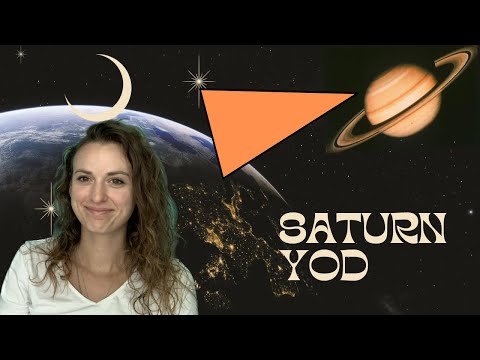 Saturn Apex Yod - Saturn Finger of God Astrology Birth Chart
