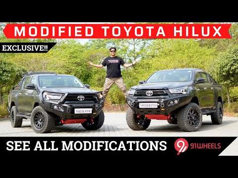 Modified Toyota Hilux 4x4 Pick-up Trucks || Exclusive Video Of Bimbra 4x4 Modification