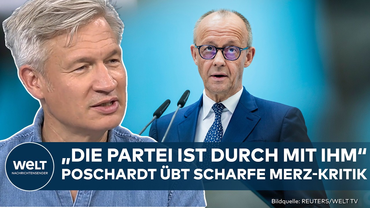 POSCHARDT WARNT: "Seine Dummheit! Das ist der Anfang vom Ende von Friedrich Merz“