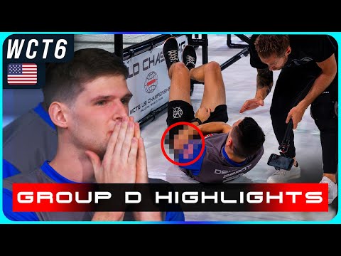 The WORST INJURY we've EVER HAD! | WCT6 🇺🇸 - Group D Highlights