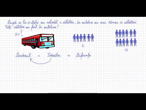 Operatia de Scadere - Autobuz cu calatori, clasa I, 4K - Scoalademate.ro