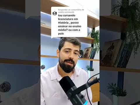 Licenciatura em História #formacaopedagogica #professor