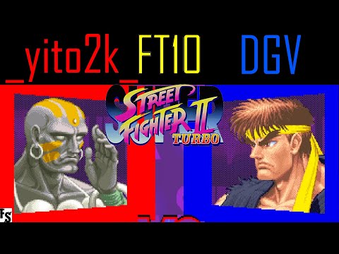 Super Street Fighter 2 Turbo - _yito2k_ [Dhalsim] vs DGV [Ryu] (Fightcade FT10)