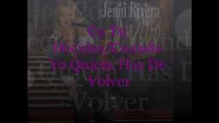 Como Tu Decidas/Cuando Yo Quiera Has De Volver En Vivo Jenni Rivera