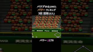 パワプロ4 (1997) パワーランキングTOP5