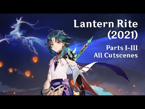 Lantern Rite | Genshin Impact | Lantern Rite 2021 Event Quest Cutscenes (EN/Lumine)