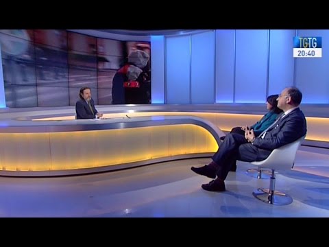 Laura Silvia Battaglia e Luigino Bruni a TGtg -  telegiornali a confronto