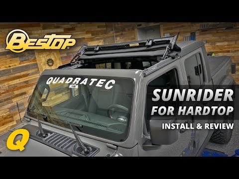 Bestop Sunrider for Hardtop Install for Jeep Wrangler JL and Jeep Gladiator JT