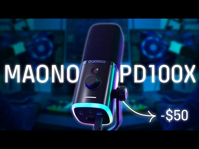 Vídeo relacionado con MAONO Microfono Gaming Dinámico: Micrófono USB/XLR para Streaming y Podcasting, Microphone con Software, botón de Silencio y Ganancia, para Grabación de PC Gaming, PS4 PS5, PD100X