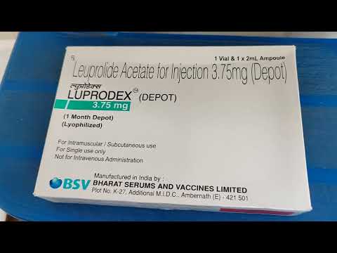 Leuprolide acetate luprodex depot 3.75 mg, packaging: box, s...