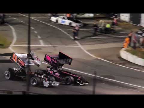 ISMA/MSS Supermodifieds at Caraway Speedway for the North-South Shootout. Heat race part 1.