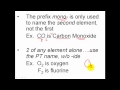 Naming Covalent (Molecular) Compounds & Molecules