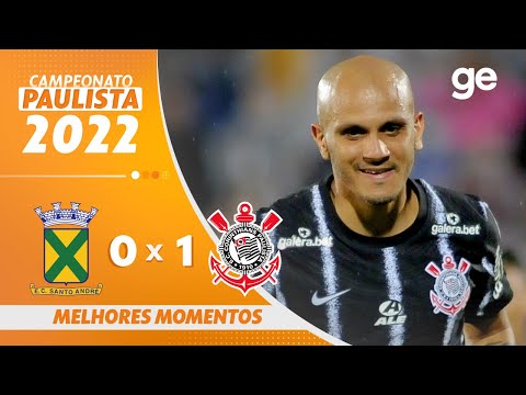Gols e lances de Santo André x Corinthians