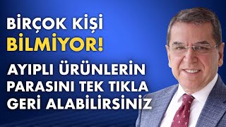 Aldığınız ürün kusurlu ise tek tıkla paranızı geri alabilirsiniz | TBM Onursal B