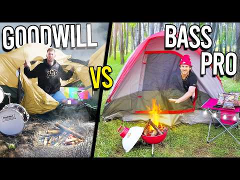 Bass Pro Shops VS Thrift Store Survival Shelters!