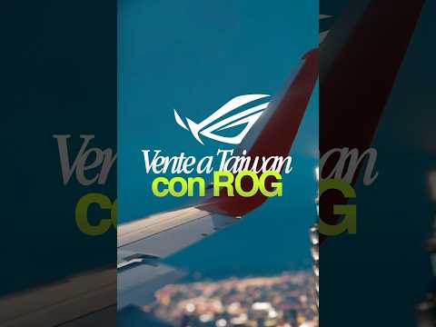 ROG 20 AÑOS: buscamos 2 seguidores para ir a Taiwán con nosotros