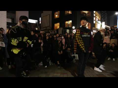 JHKTV] hong dae street dance DOB  lee.park.&yang dance hard carry