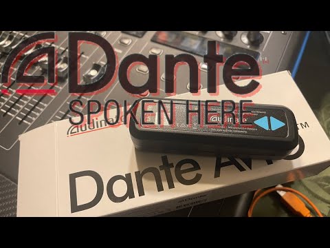 Dante Network AVIO USB C with Midas M32, DP48 and Media Technology Systems Performer DI