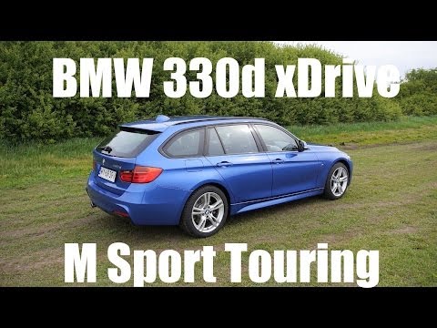 (ENG) 2014 BMW 3 Series Touring (F31 estate) - Test Drive and Review Video