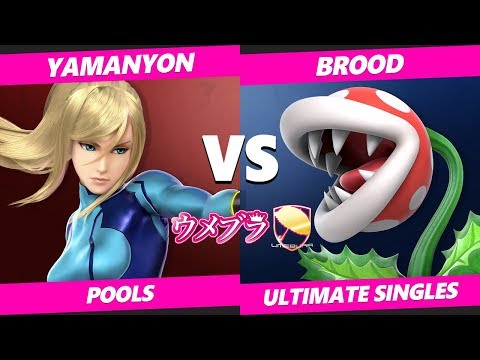 Umebura SP4 SSBU - SST | Yamanyon (ZSS) Vs. Brood (Piranha Plant) Smash Ultimate Tournament Pools