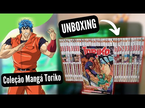 Unboxing Completo da Coleção de Mangás de Toriko