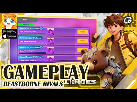 Beastborne Rivals Gameplay - Mobile Game (Android)