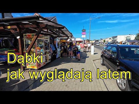 Dąbki in summer - a seaside town