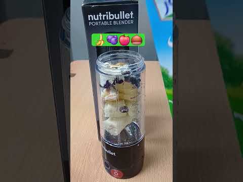 Nutribullet Portable Blender 🍌🫐🍎🌰 #trending #viralvideo #shortsfeed #shorts #healthylifestyle