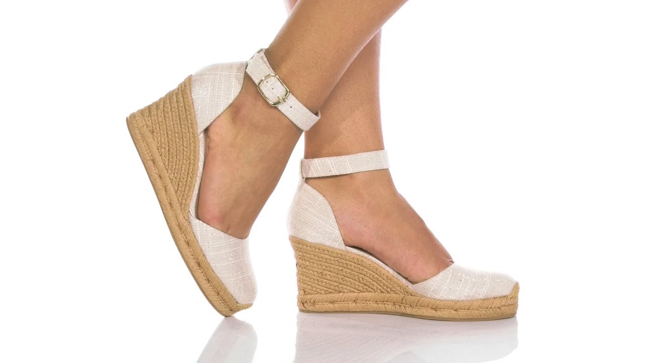 Jack Rogers Palmer Closed Toe High Wedge Espadrille SKU: 9617407