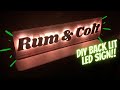 BUILD A BACKLIT LED SIGN Tips And Tricks For DIY