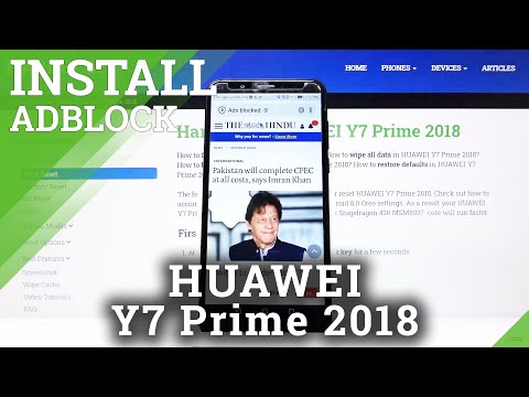 How to Install AdBlock in Huawei Y7 Prime 2018 - Block All Adverts