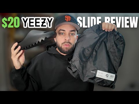 $20 Yeezy Slides – Sizing, Comfort & On Foot!