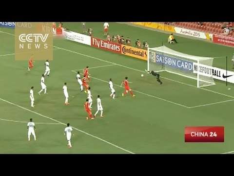 China lost to Australia 0:2 in Asian Cup quarter-finals