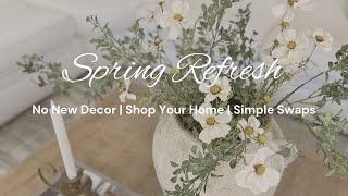 Decorate for Spring With Me | Early Spring Decorating Ideas | No Spend Decorating