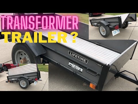 Best Fold Up Trailer from Canadian Tire. How to fold & unfold a trailer.