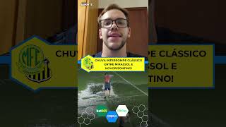 Chuva interrompe clássico entre Mirassol e Novorizontino; segundo tempo será nesta segunda-feira